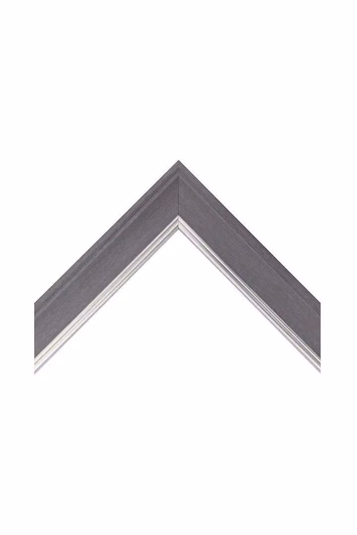 Frames by Post Scandi Single Rectangular Photo Frame in Grey, W/D/H: 15.24 x 10.16 x 2.0 cm – 2