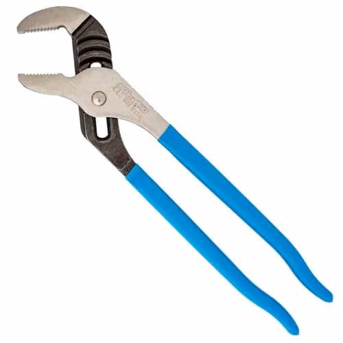 Channellock CHL440 12-Inch Stainless Steel Water Pump Pliers in Blue, Black and Silver