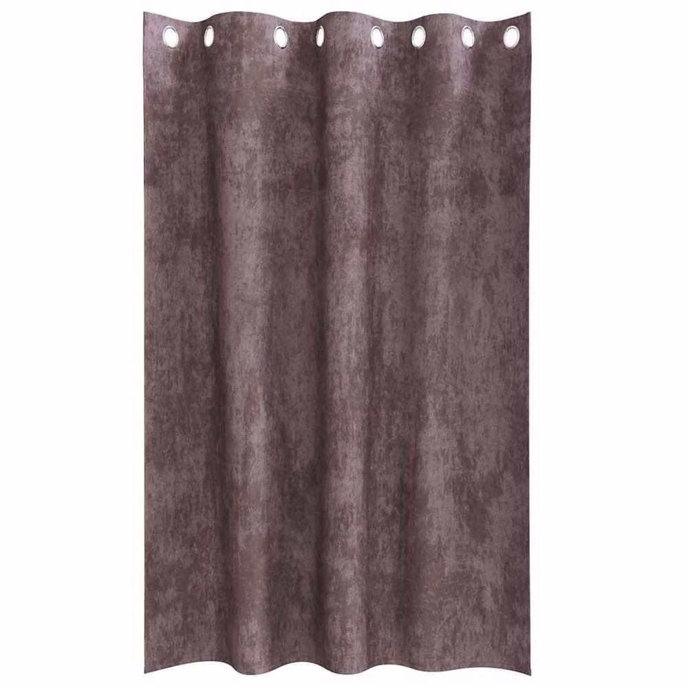 Berkfield Home Brown Velvet Eyelet Curtains, 2 Pack, H 175 cm x W 140 cm – 4