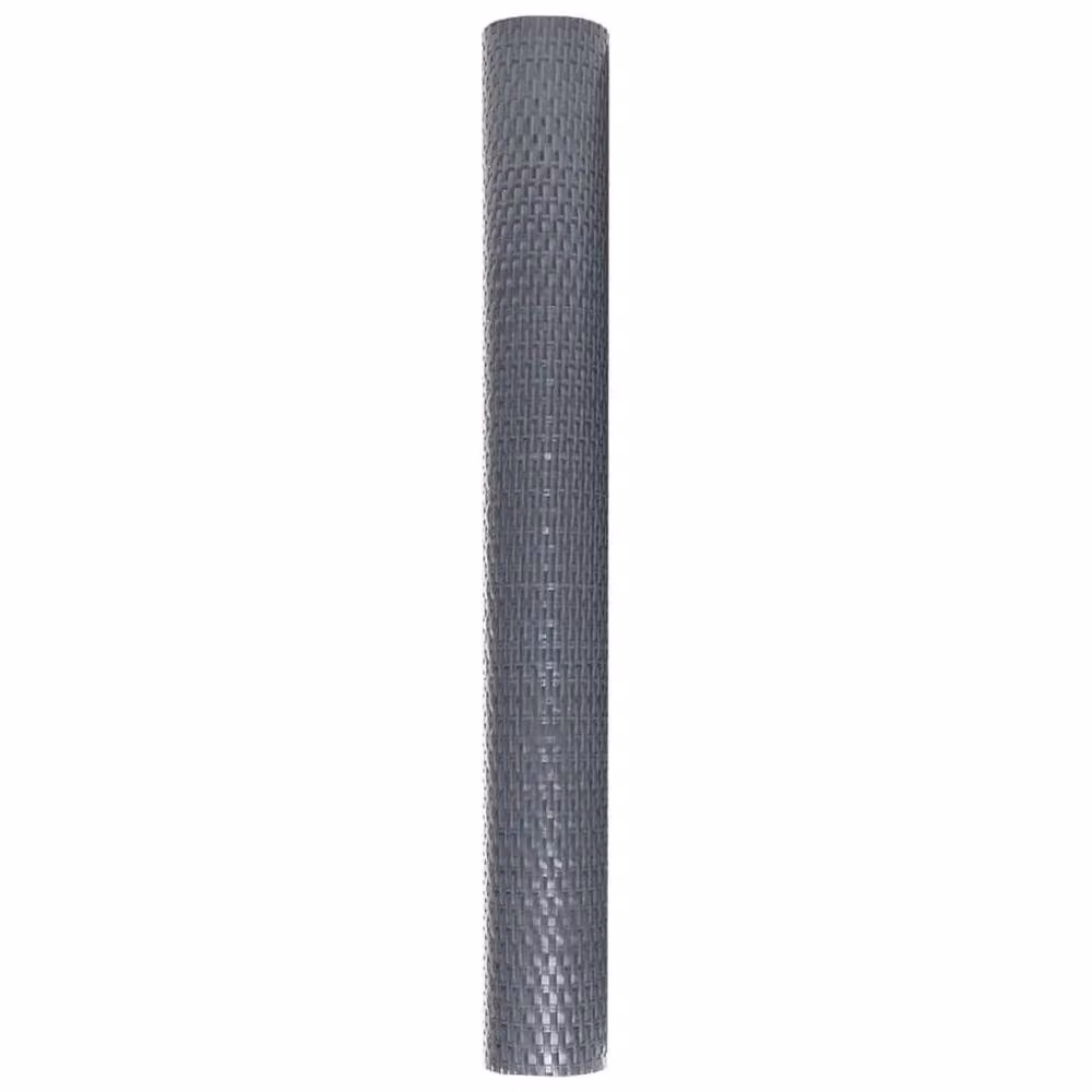 Berkfield Home Anthracite Poly Rattan Balcony Screen, W: 300 cm, H: 90 cm – 4