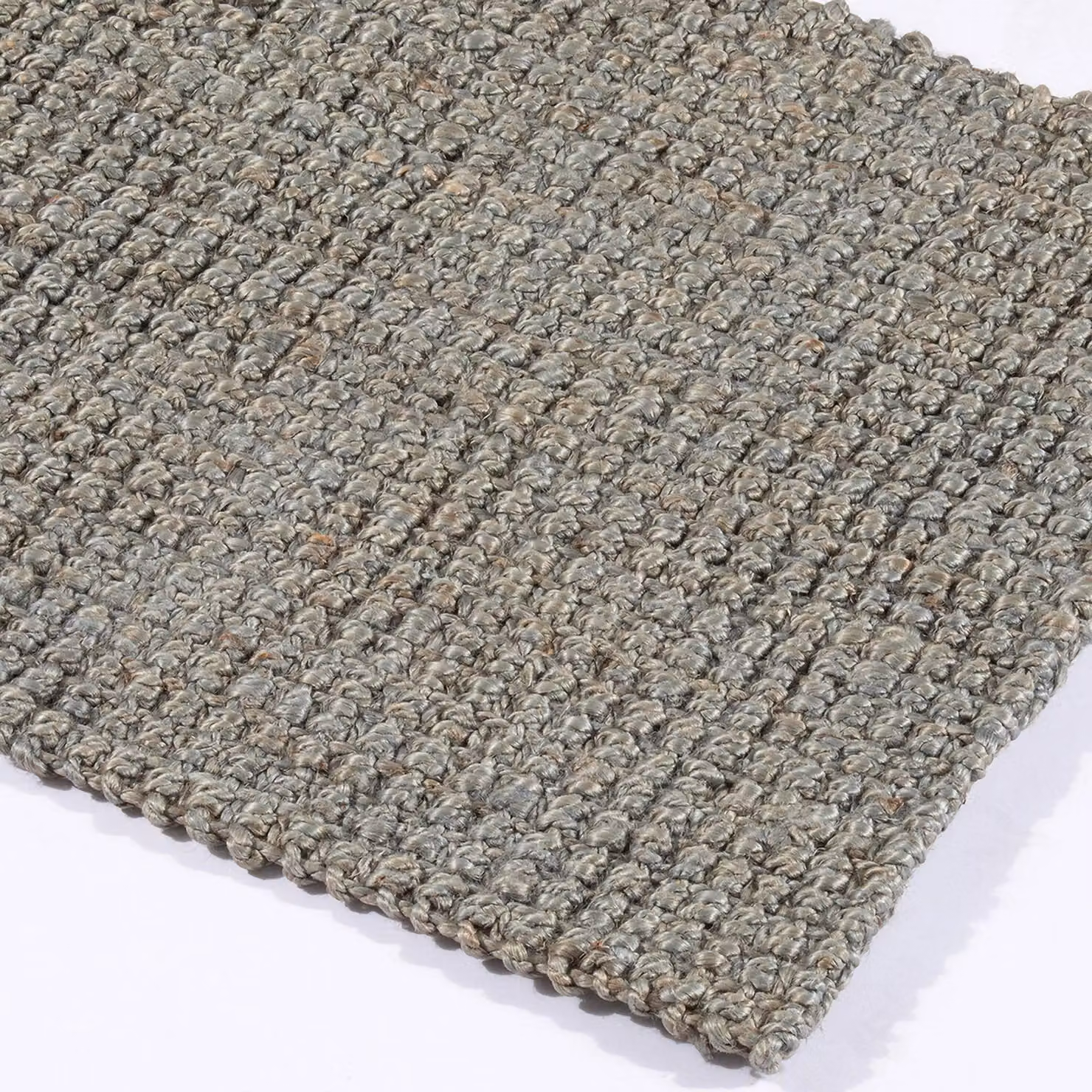 Esselle Grey Jute Handwoven Rectangular Rug W/D/H: 45 x 150 cm – 2