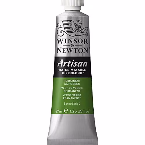 Winsor & Newton Artisan Water Mixable Oil Paint, Permanent Sap Green, 37ml – 2