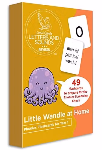 Collins Little Wandle at Home Phonics Flashcards for Year 1 Phase 5 Multicolour
