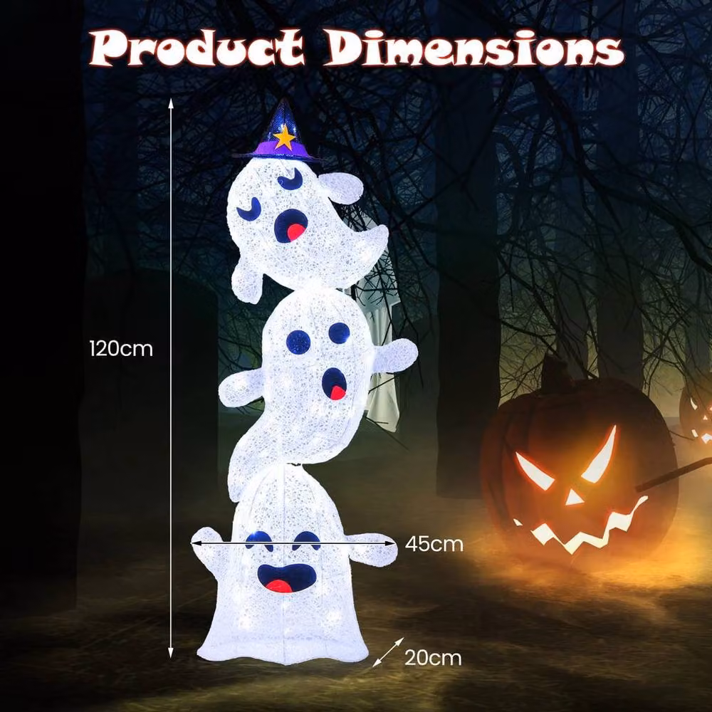 Kelvenix White LED Animal Standing Halloween Decoration for Garden and Outdoor Use – 2