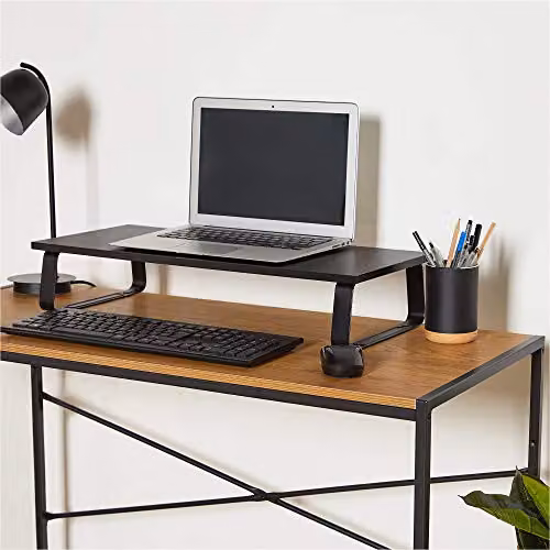 VonHaus Ergonomic Monitor Stand in Black, W/D/H: 60 x 26 x 13 cm – 5