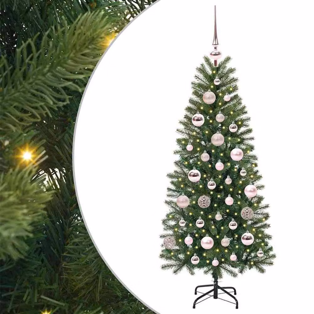 Berkfield Home Artificial Green Christmas Tree with 150 LEDs, Height: 120 cm – 2