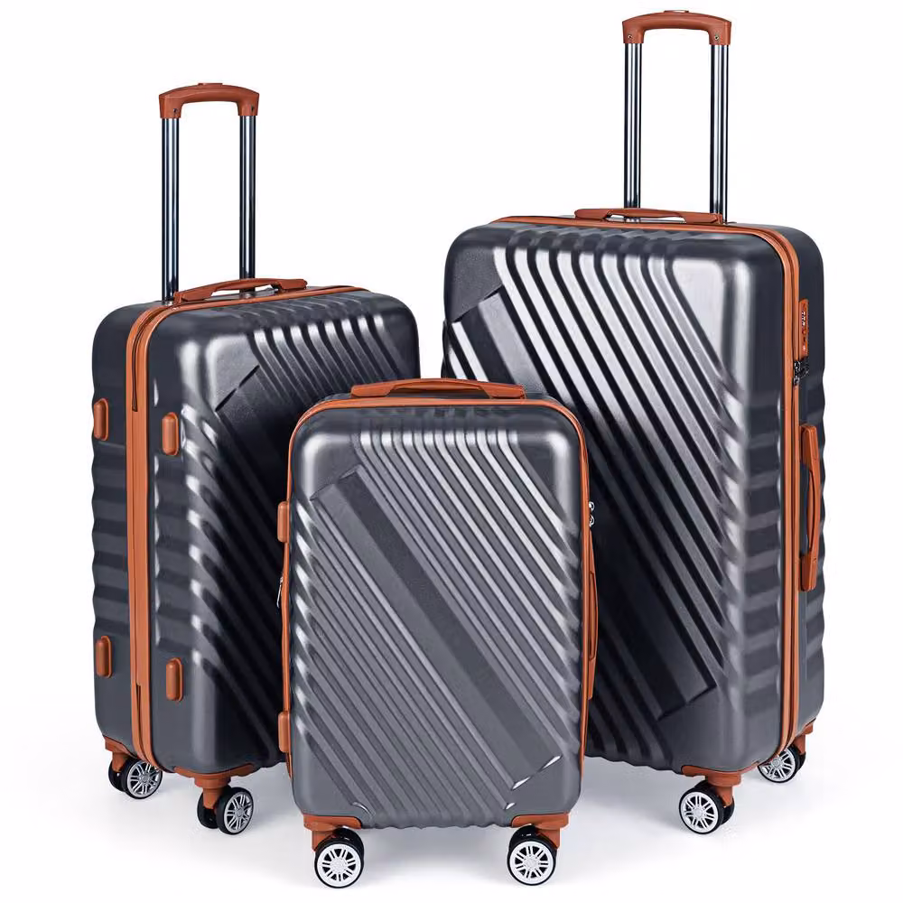 Costway Luggage Set of 3 in Grey – 3