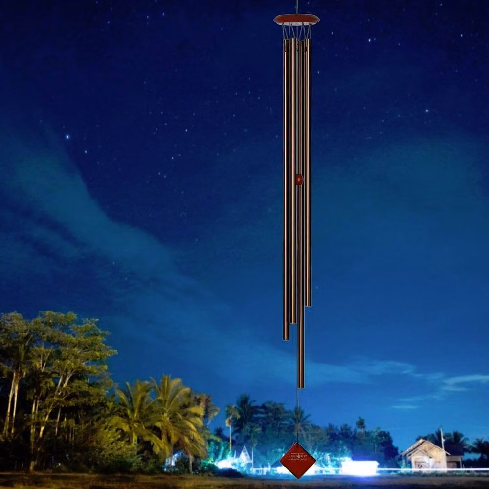 Woodstock Chimes Encore Chimes Of Saturn Wind Chime in Bronze – 4