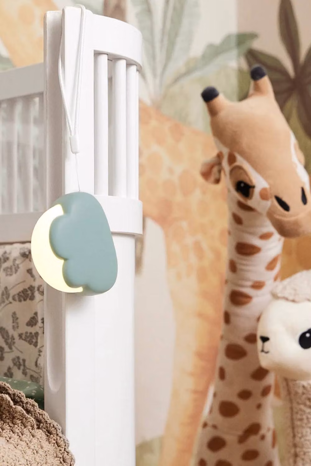 Kreafunk Cloudy Kids LED Night Light in Green – 2