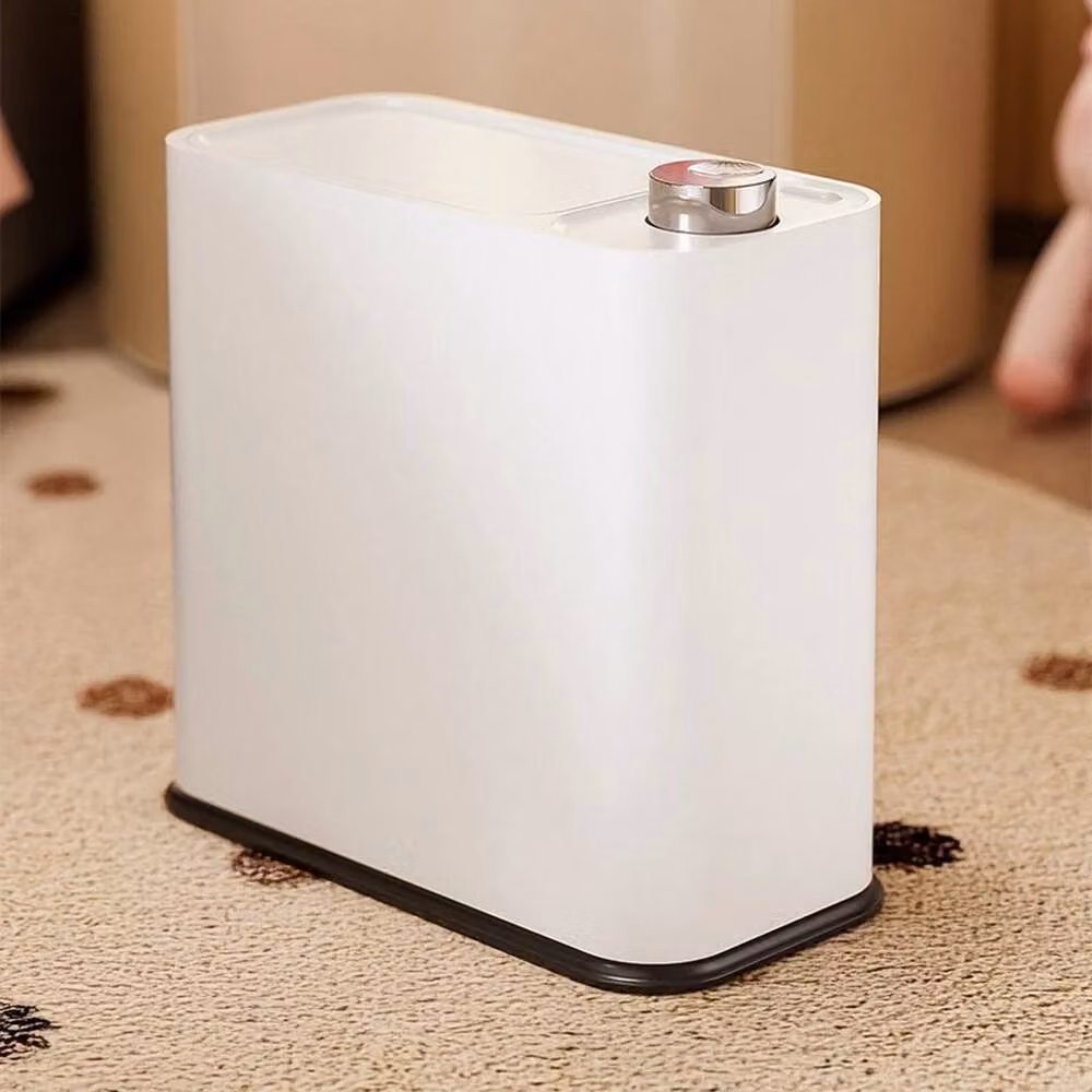 KORVIXA 16L Slim Narrow Touch Sensor Dustbin in White – 3