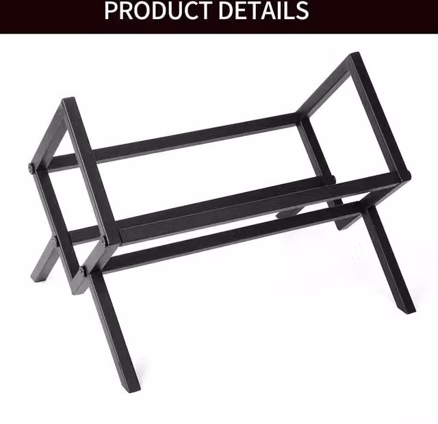 PAWNORA Black Metal Music Record Storage Rack Box