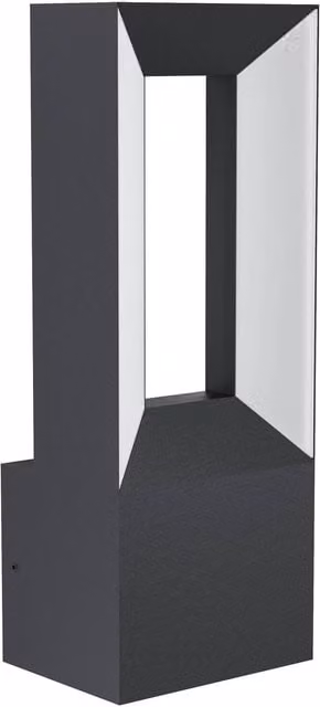 Eglo Black Modern LED Outdoor Wall Light with Motion Sensor and Up/Down Lighting, IP44 Rated
