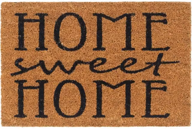 Berkfield Home Brown Tufted Coir Door Mat, W/D: 60 x 40 cm – 1