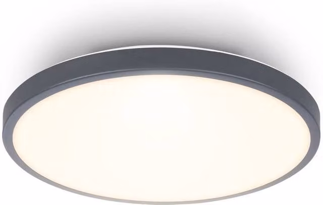 Briloner Modern LED Ceiling Light, Warm White, W/D/H: 24 x 24 x 6 cm
