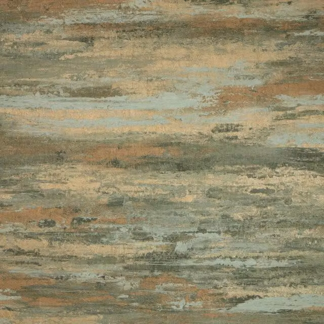 I Love Wallpaper Seychelles Abstract Washable Wallpaper in Green and Gold