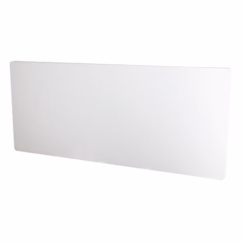 TCP 2000W White Aluminium Wall-Mounted Convector Electric Panel Heater with Thermostat and Timer