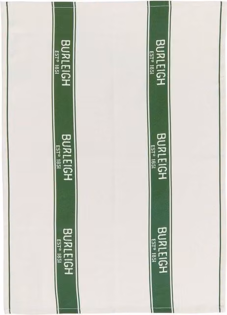 Burleigh x Bedeck of Belfast Hibiscus Cotton Tea Towel, Green