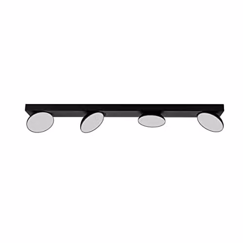 Netlighting Castelio Modern LED Ceiling Spotlight Bar in Black, 4000K