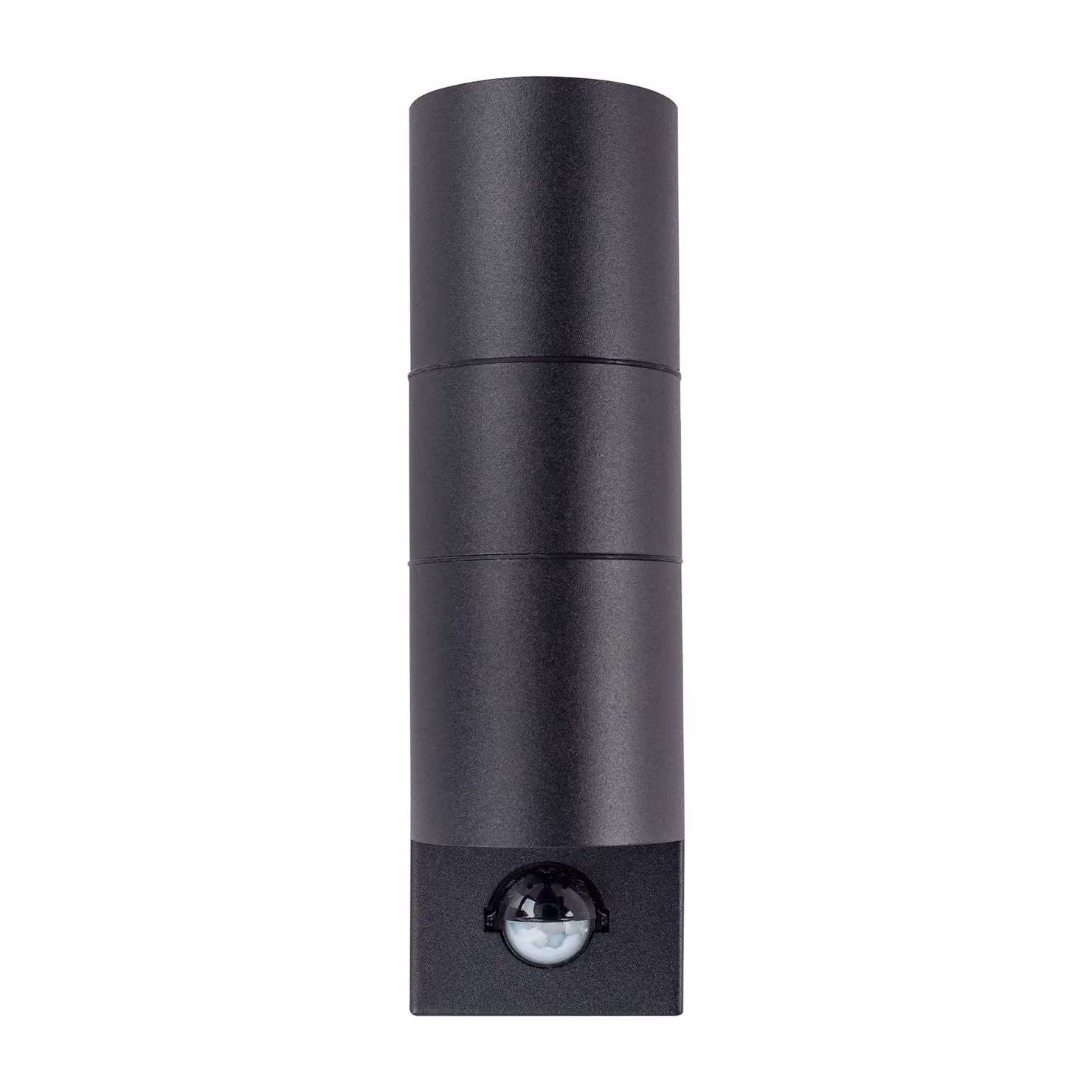Luceco Black Stainless Steel Up and Down Exterior Wall Light with PIR Motion Sensor and GU10 LED Support – 2