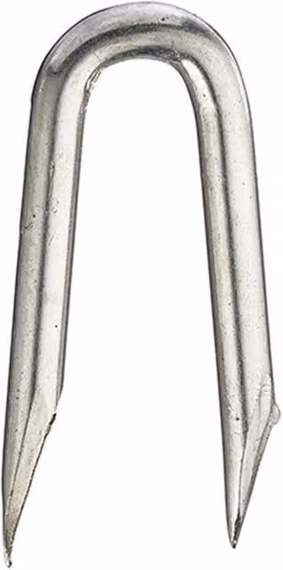 Unifix Galvanised Steel Flat Wire Staples, Silver, 500 g, Box of 10, 20 x 2.00 mm
