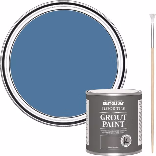 Rust-Oleum Floor Grout Paint in Blue, 250 ml