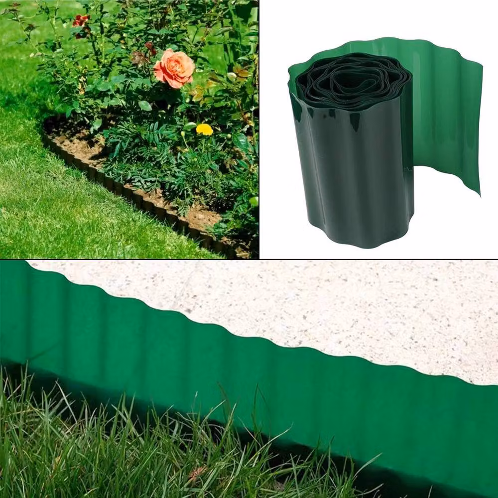 NESTLUNE Flexible Plastic Garden Grass Lawn Path in Green, W: 100 cm, D: 15 cm, H: 15 cm – 2