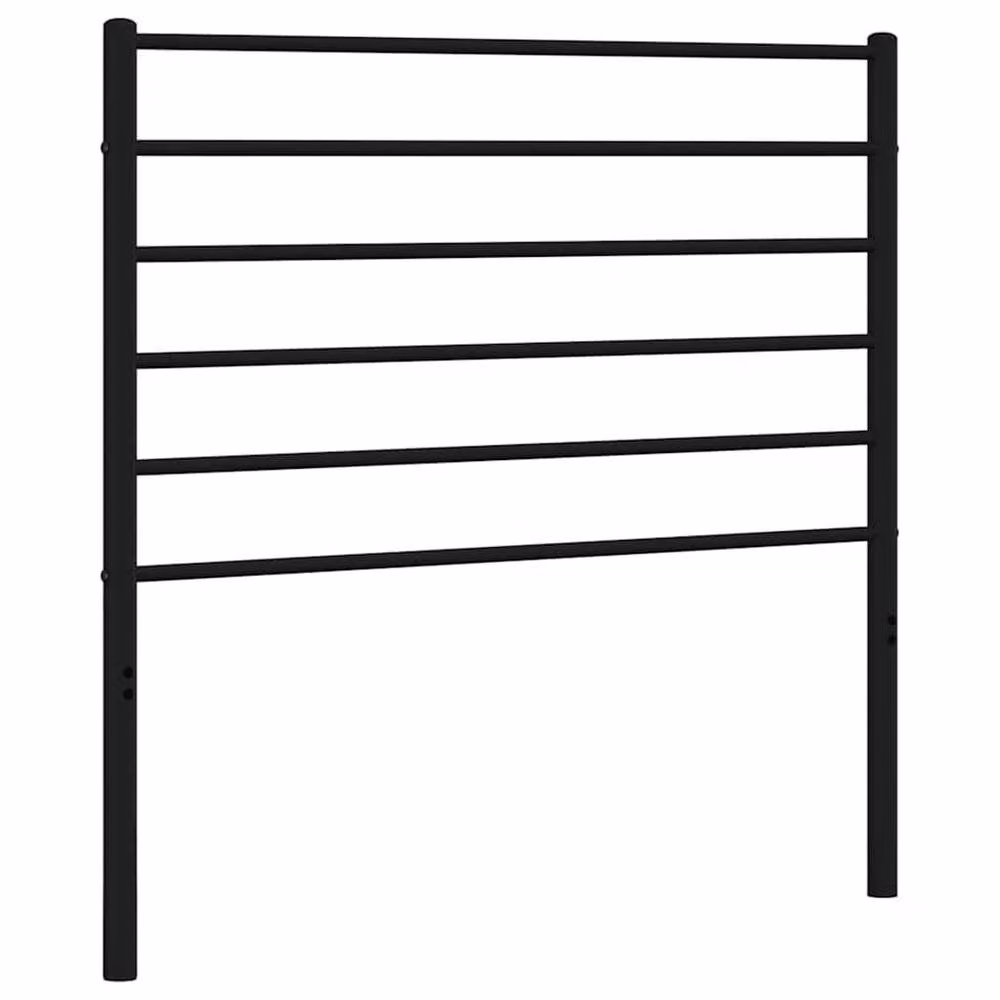 Berkfield Home Matt Black Metal Headboard, Width: 107 cm – 2