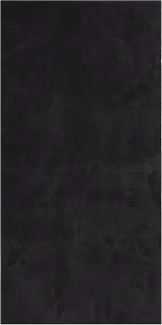 Berkfield Home HUARTE Black Short Pile Washable Rug, W: 100 cm, L: 200 cm