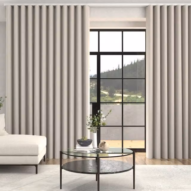 Terrys Arla Soft Texture Made To Measure Blackout Eyelet Curtains in Wave Salt