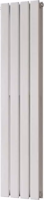 Typhoon White Vertical Double Panel Steel Radiator, H: 120 cm, W: 27.2 cm
