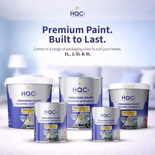 HQC Paints Leaf Brown Matt Water-Based Furniture and Wood Paint, 1 Litre – 9