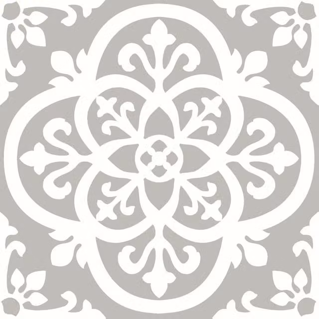 Fine Decor Medina Self-Adhesive Tile-Look Vinyl Floor Tiles, Grey, 0.93sqm
