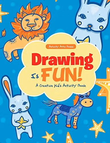 Activity Attic Books Drawing Is Fun! Multicolour Creative Kids Activity Book