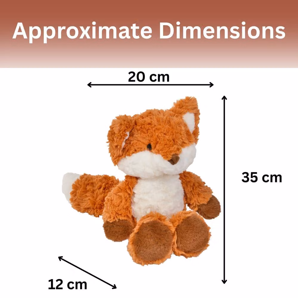 Marco Paul Orange and White Autumn Fox Tabletop Ornament, Height: 35 cm – 2