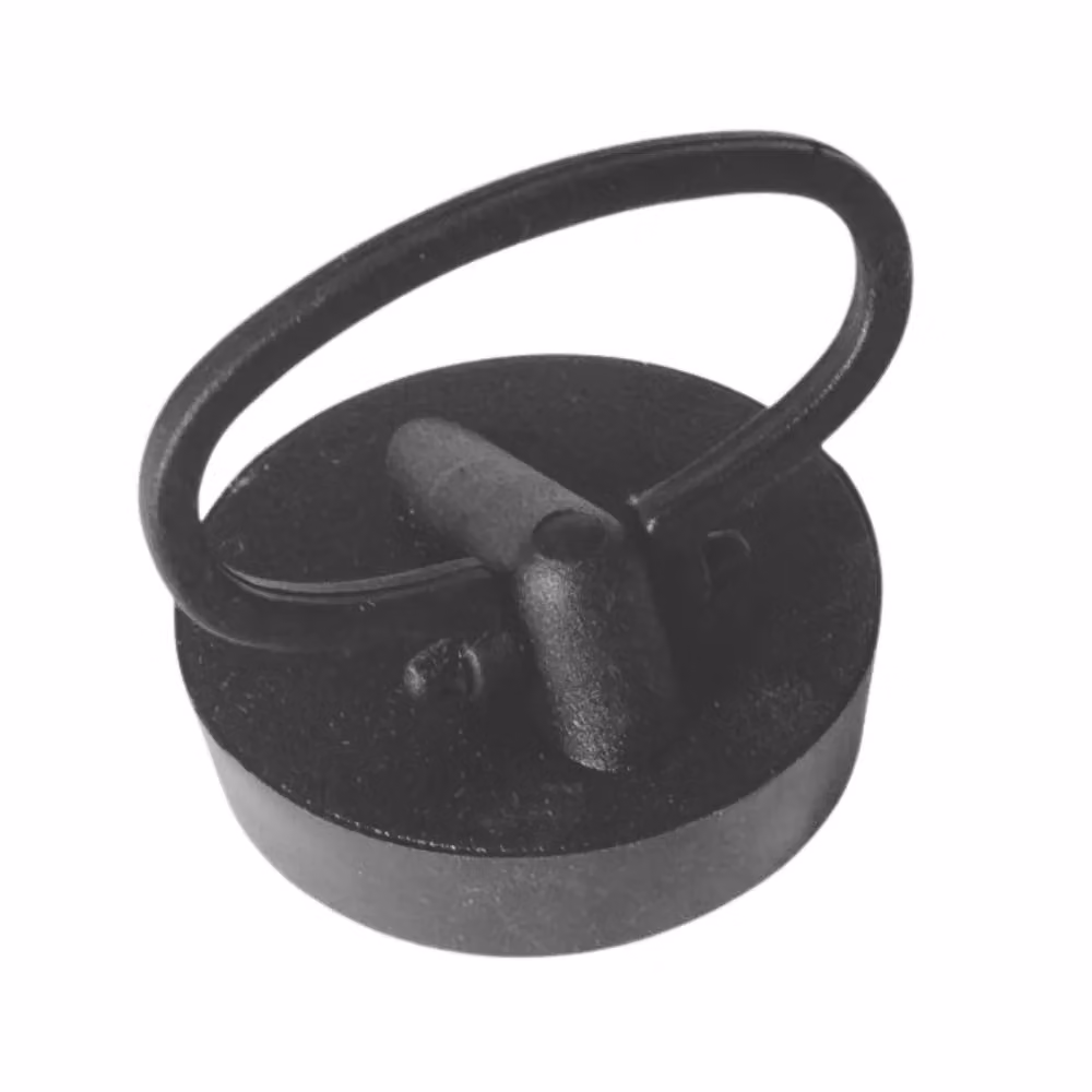 McAlpine Black Plastic 1.5 inch PVC Plug with Handle – 5