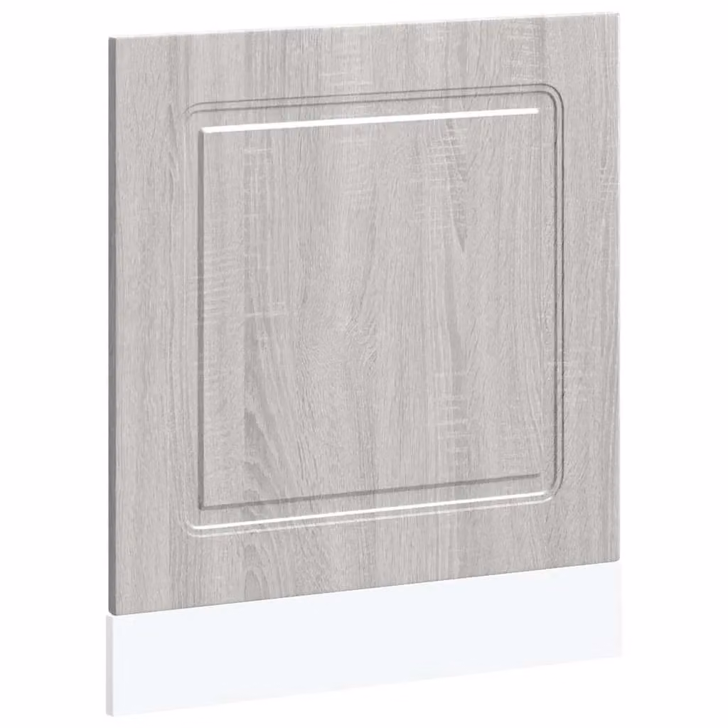 Berkfield Home Kalmar Dishwasher Panel in Grey Sonoma, W/D/H: 60 x 1.5 x 67 cm – 2