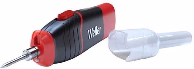 Weller WLIBA4EU Cordless 4.5W Soldering Iron in Red with Rechargeable Battery – 3