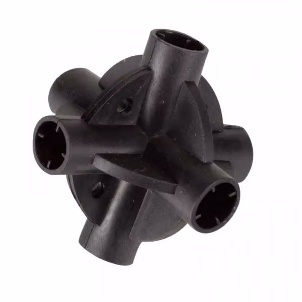 Marco Paul Black Plastic Garden Cane Connector Supports, Pack of 6 – 2