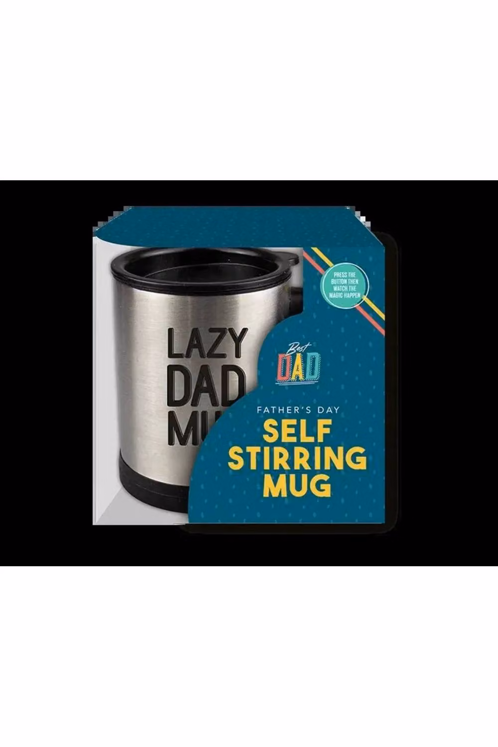 KDMD Self Stirring Mug 2 Pack in Silver – 3