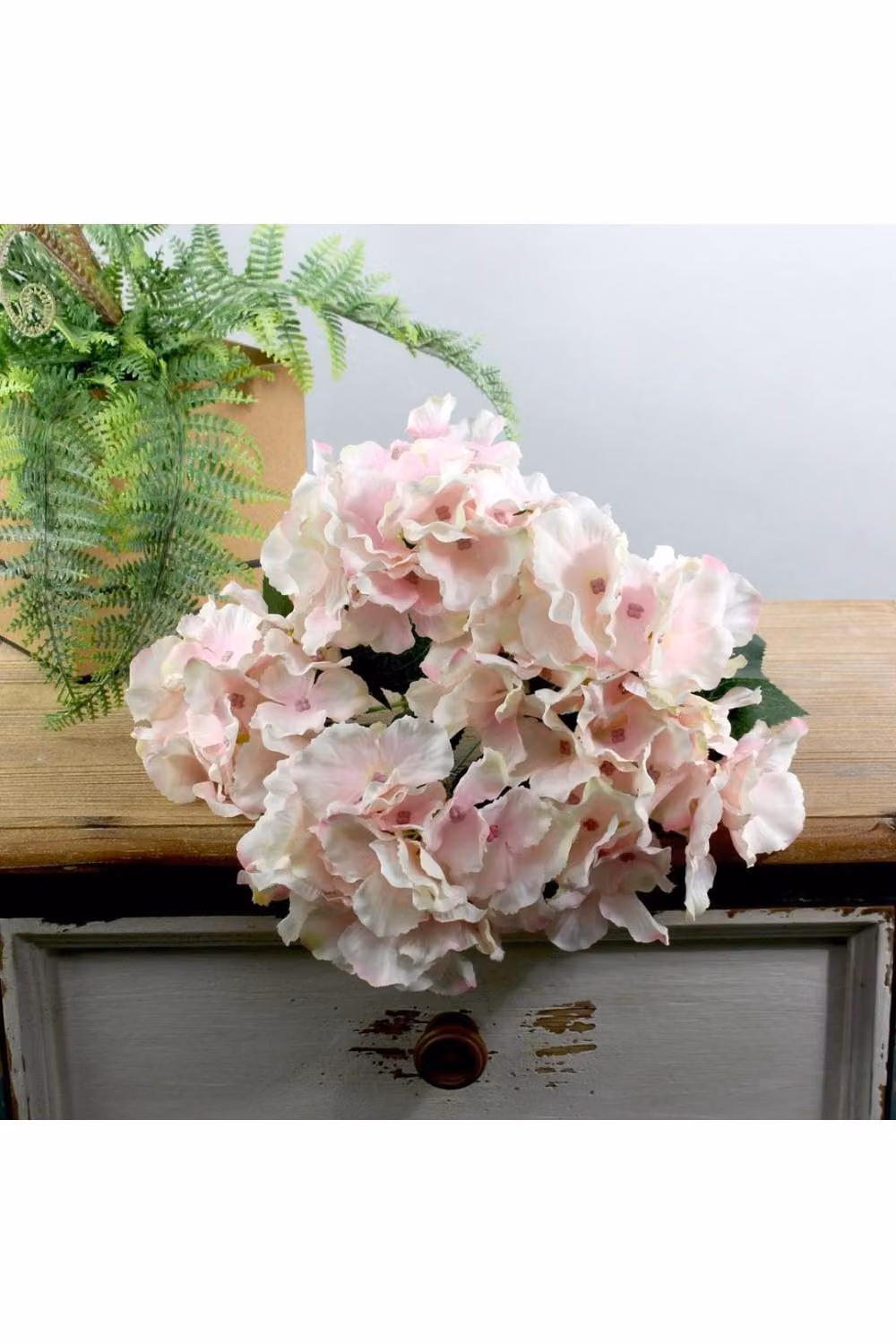 KDMD Pink Arundel Hydrangea Bush 2 Pack of Artificial Floral Plants – 2
