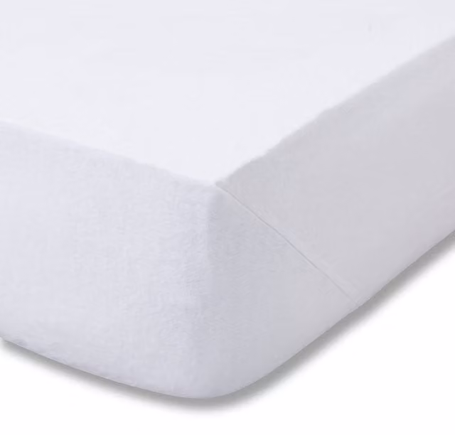 Catherine Lansfield White Brushed Cotton Flannelette Fitted Sheet