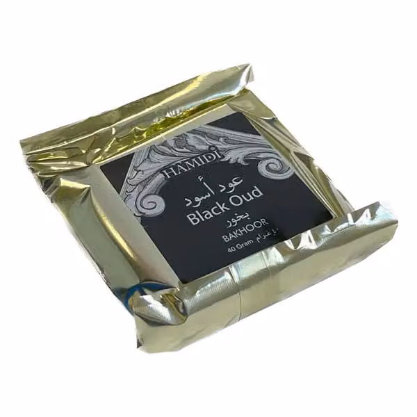 Hamidi Black Oud Bakhoor, 40g Pack of 3 – 2
