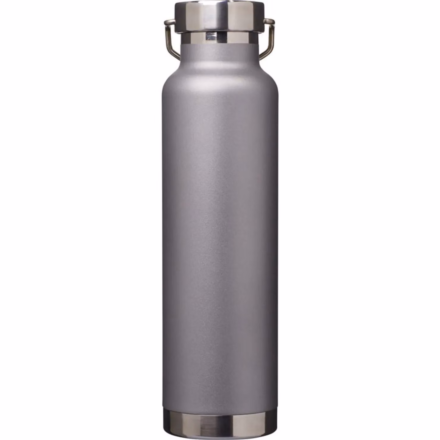Floso Thor Grey Stainless Steel Vacuum Insulated Water Bottle, 650ml – 2