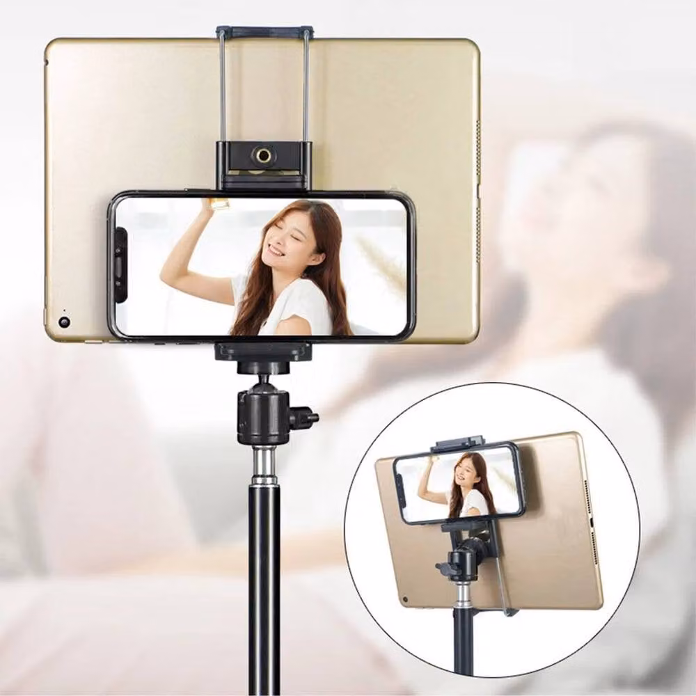SPETLEK Heavy Duty Tripod Floor Stand Holder, Black – 3