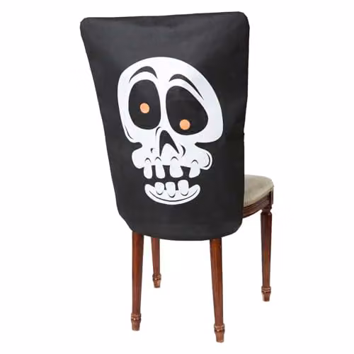 VFM e-Store Halloween Party Dining Chair Covers, Black, W/D/H: 65 x 50 x 50 cm – 3