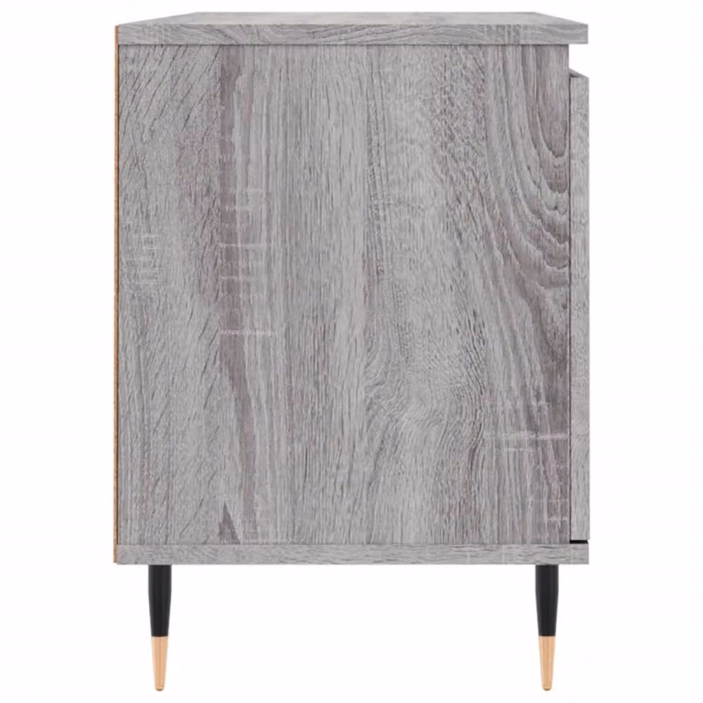 Berkfield Home Grey Sonoma TV Cabinet in Engineered Wood, W: 104 cm, D: 35 cm, H: 50 cm – 4