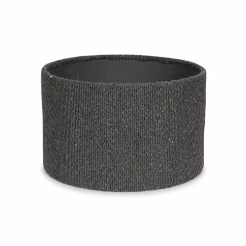 ValueLights Reni Modern Grey Fabric Cylinder Drum Lamp Shade, Width: 25 cm