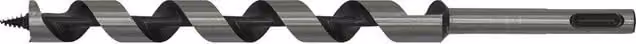 Loops SDS Plus Auger Wood Drill Bit, Silver and Multicolour, Diameter: 16 mm, Length: 235 mm – 1