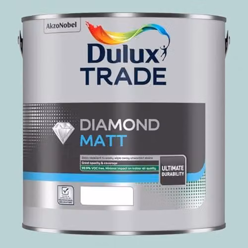 Dulux Trade Diamond Matt Paint in Mint Macaroon, 2.5 l
