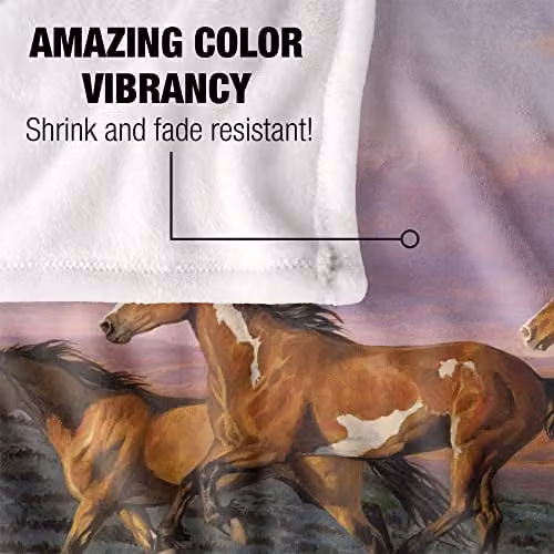 Wild Wings Sunset Cruise 2 Silky Touch Super Soft White Fleece Throw Blanket W/D/H: 152 x 127 cm – 3